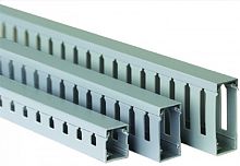 Кабель-канал перфорированный DKC Quadro RL75G 15x40мм (2000мм) серый (уп. 40м.) картинка